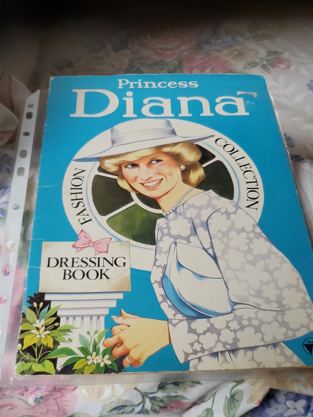 Princess Diana Kids Dress-Up Book - Blue Cover